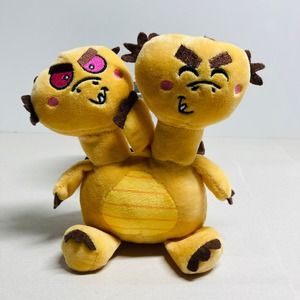 King Ghidorah Godzilla Ghiddy Two Headed Plush Dragon. Pre-Owned